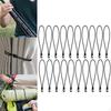 20 Pieces Bungee Cord with Hooks Strap Portable Heavy Duty Tarp Tie 25cm Length for Tents