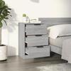 VidaXL Bedside Table Sonoma Grey 40x36x65 Cm 817053