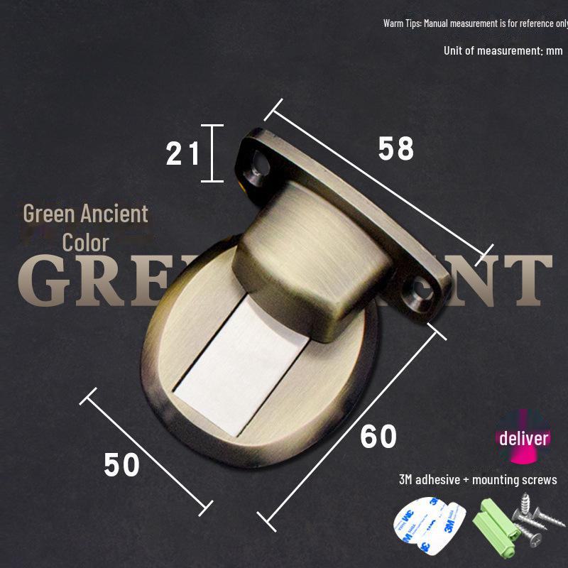 Магнитный бесшумный дверной стопор: Прочное, устойчивое к ударам присасывание для дверей ванной или спальни