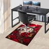 1 шт. Сова Розы Очень Большой Нескользящий Ковер для Пола, Офис, Семья, Спальня, Ковер Большой Площади, Ковер для Помещения, Яркие Цвета