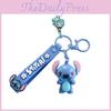 Очаровательный ПВХ брелок Стич Милый мультяшный брелок для сумки для пар и детей