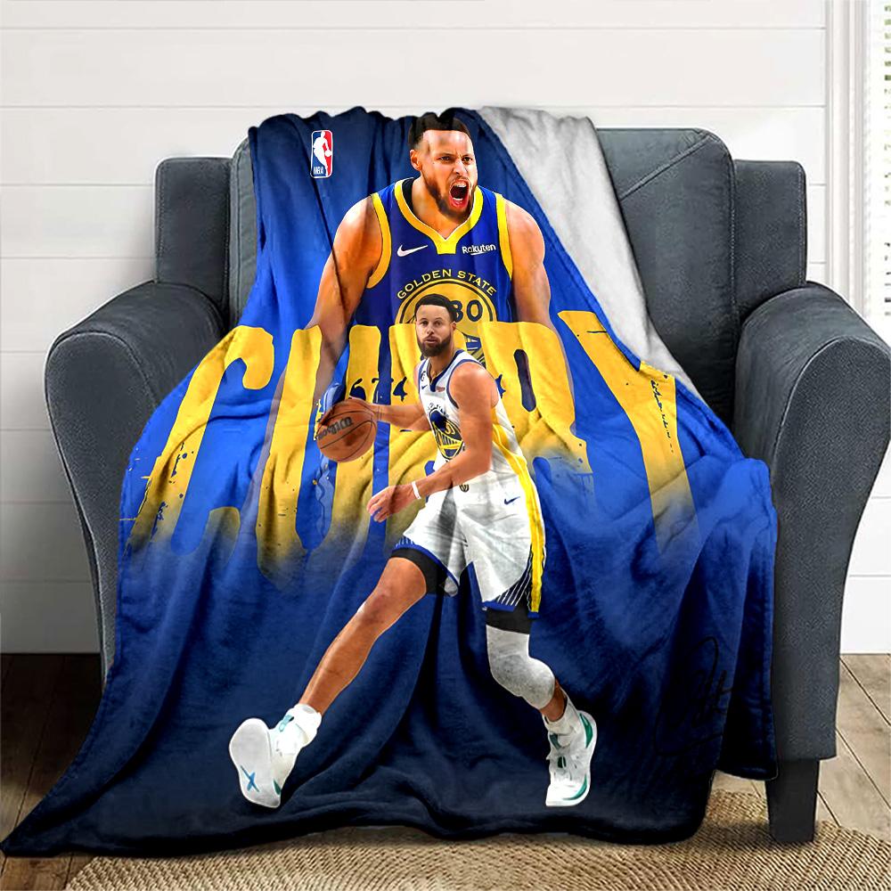Golden State Warriors Curry Dynasty Blanket Durable Comfort Great for Seaside Livingroom Picnics Four Seasons Multipurpose Modern