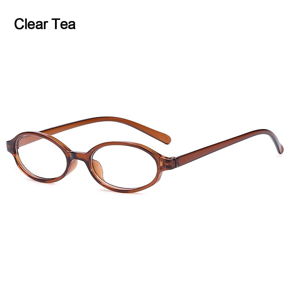 INS Style Japan Spicy Girl Glasses Frame Small Oval Frame Decorative Computer Glasses for Women