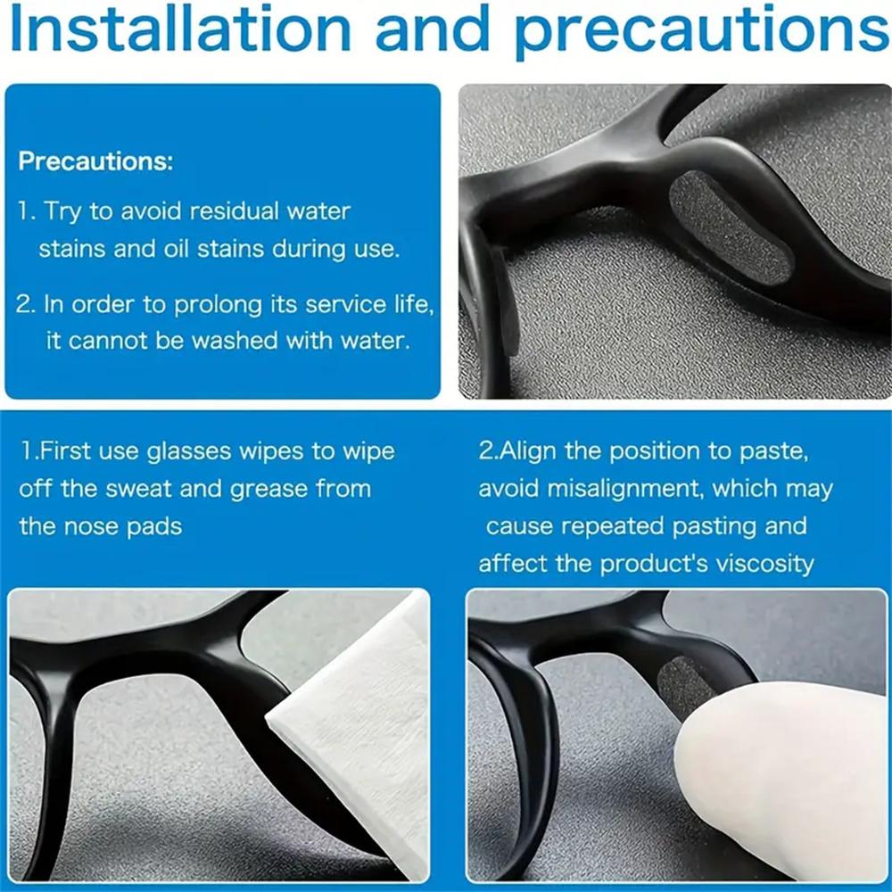 Самоклеящиеся мягкие пенопластовые противоскользящие носоупоры для очков, защита для очков, губка для переносицы, мгновенный эффект лифтинга для комфортного ношения