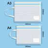 Папка для документов A3/A4 Прозрачная сетчатая сумка для хранения Новая классификация Папка для файлов