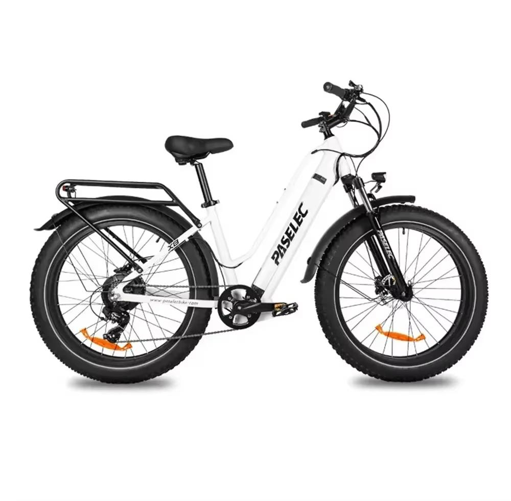 Ebike X8 26X4.0" Fat Snow Electric bike 750W Bafang Urban Electric Bicycle 48V 19.2AH Battery Adult Beach Ebike
