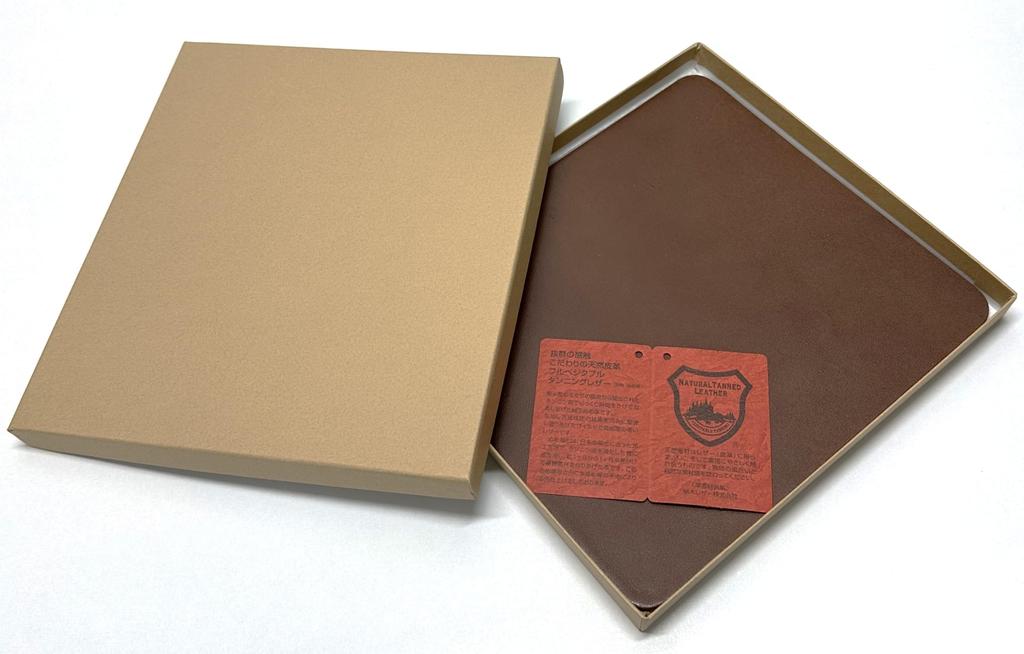 Сделано в Японии Кожа Точиги Мышь Натуральная Поставляется в Презентационной Идеально в качестве Подарка Подкладка, Кожа, Коробка, (военно-морской флот)