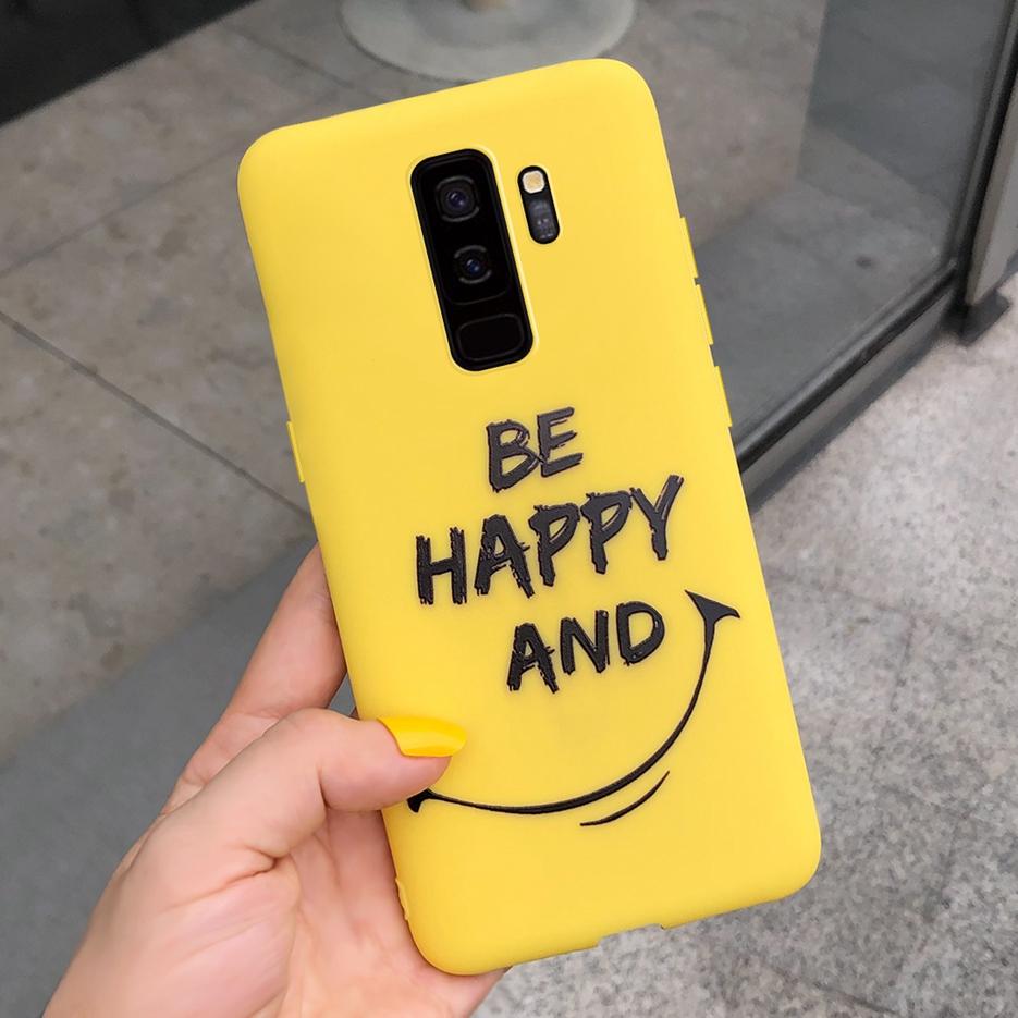 Чехол для Samsung Galaxy S9 Plus S9+ G965F Милый Конфетный Расписной Fundas Матовый Чехол для Samsung S9 S9+ S 9 Plus Чехол для Телефона Мягкие Сумки