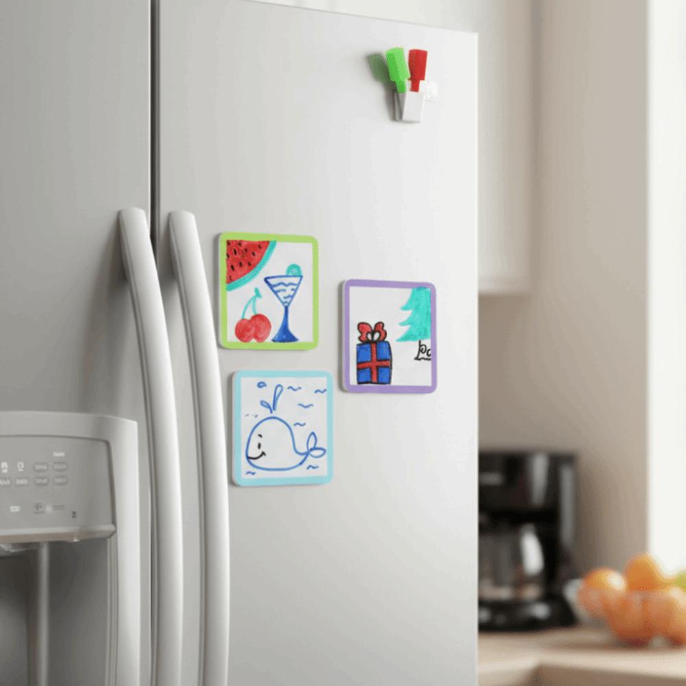 Colorful Memo Boards Multifunctional Magnet Name Tags Whiteboard Label Stickers Refrigerator