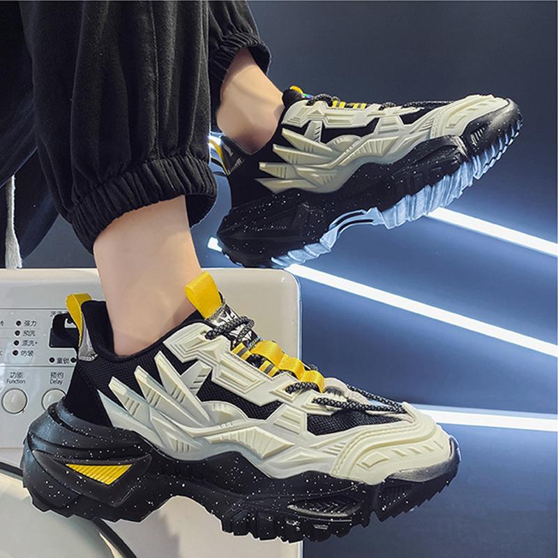 Men Running Shoes Women Thick Bottom Jogging Footwear Shoes Breathable Dad Shoes Classic Increased Platform Running Shoes 39-44