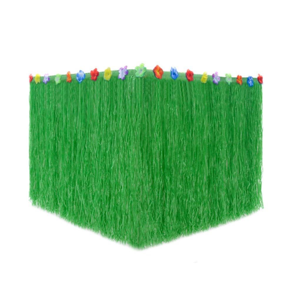 Party Decoration Grass Table Skirt Hawaii Themed Hawaiian Table Skirt Hawaii Party Tablecloth