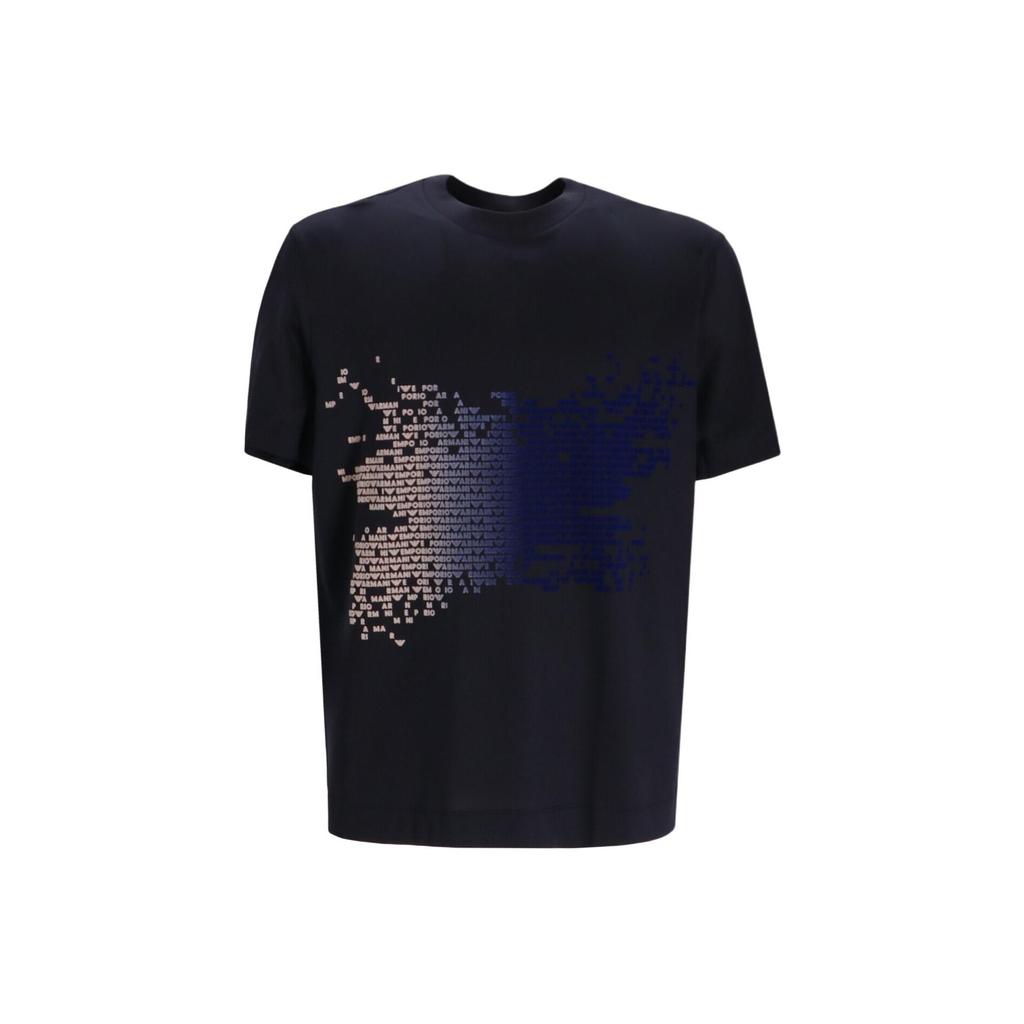 Emporio Armani Мужская футболка с принтом в виде градиента, короткий рукав, топ EM002946-AF10761-UB118