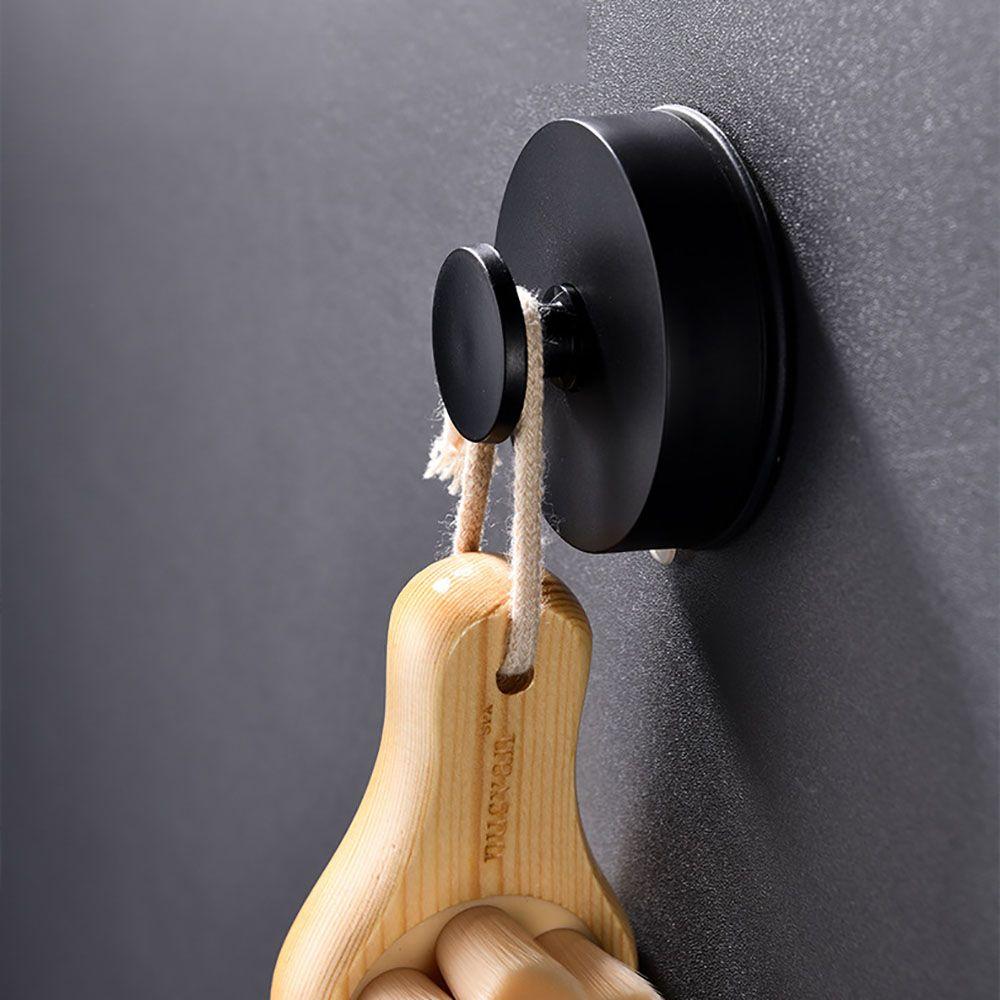 Punch-free Vacuum Seamless ABS Wall Hanger Clothes Hook Bathroom Organizer Suction Cup Hooks