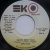 7inch Record PAPA SAN - Never Been Told NONE EKO Records 1995 Jamaica Reggae, Ska & Dub Used
