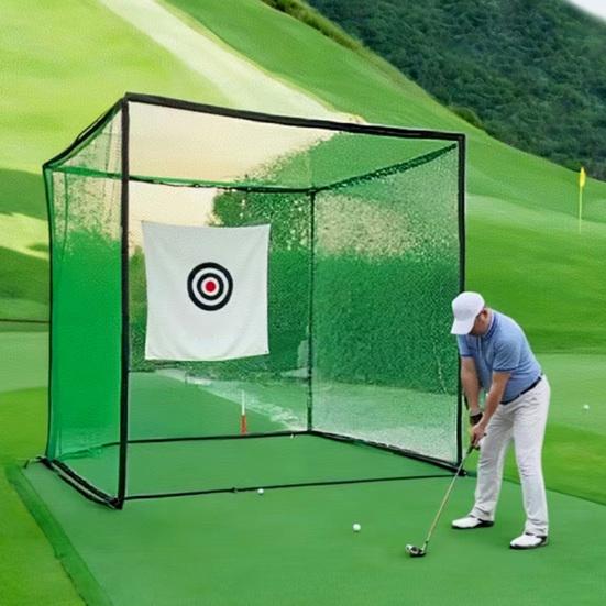 57" x 59" Ткань-мишень для гольфа для замены сетки, мишень для практики ударов с ремешком для тренировок в гольф в помещении и на открытом воздухе