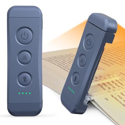 Glocusent Book Портативный светодиодный светильник для чтения для чтения в USB 3 цветовые температуры и 5 уровней яркости Компактный и идеально подходит для любителей книг и детей Свет,