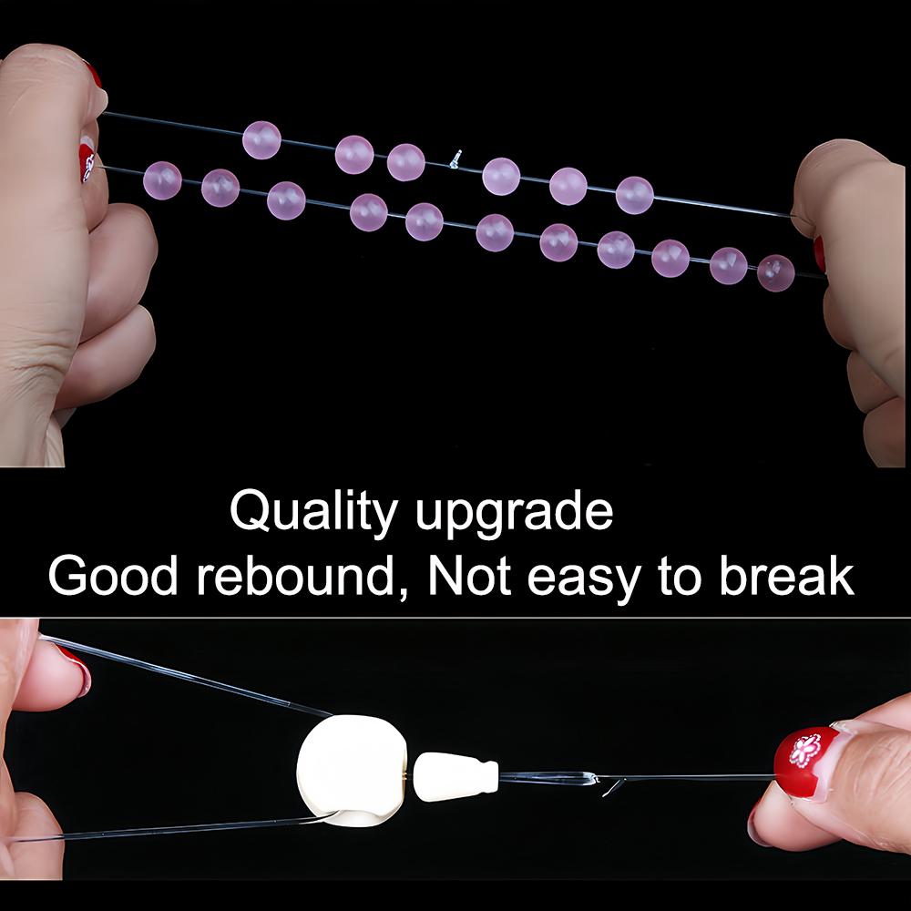 100m Strong Elastic Crystal Cord Beading Thread DIY Jewelry Making Necklace Bracelet Beads String Stretchable Thickness 0.5-1mm