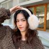 Portable Folding Winter Warm Earmuffs Woman Unisex Imitation Fox Fluffy Ear Covers Outdoor Cold Protection Soft Plush Headphones