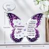 Grandma Nana Gift Idea: Butterfly-Shaped Acrylic Plaque – Birthday/Christmas/Thanksgiving Gift.
