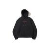 Letter Pattern Solid Color Hoodie With Drawstring Men Tops Black DO6095-010