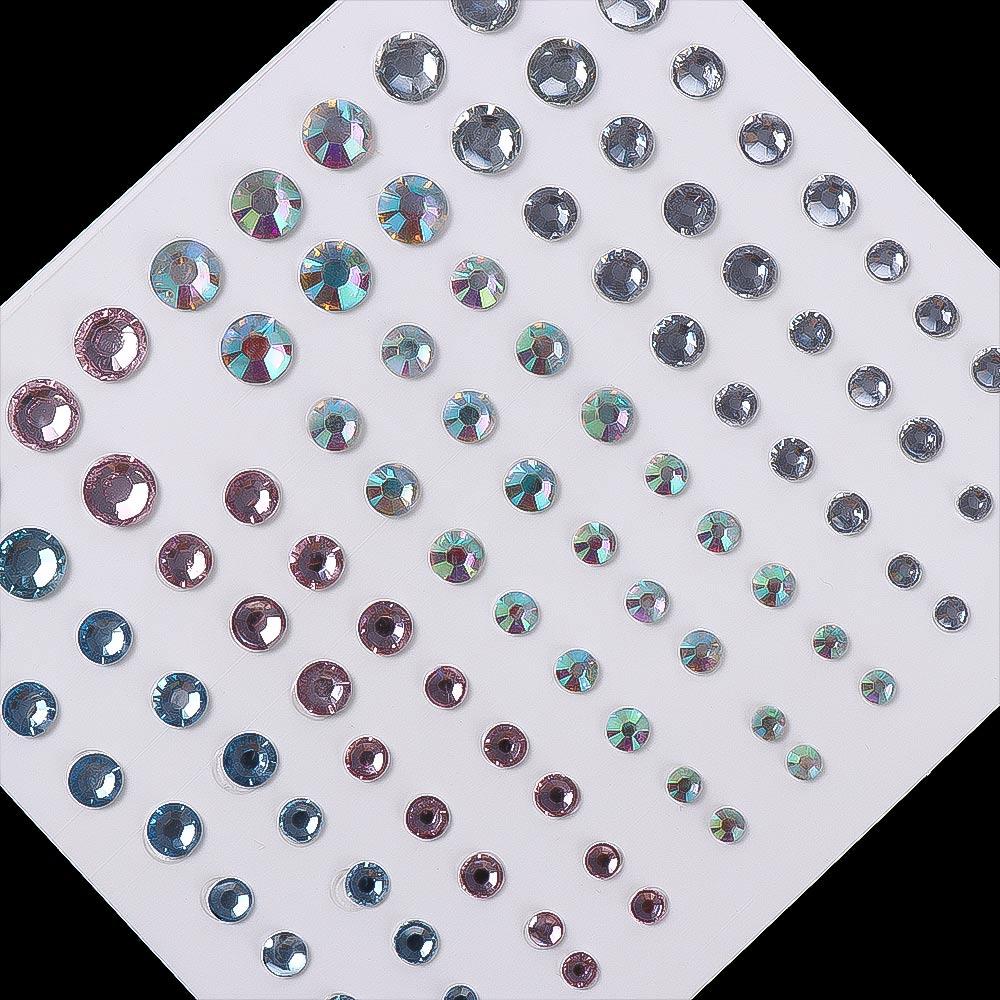 Жемчуг Фестивальный Макияж Украшение Лицо Тело Цветные Ювелирные Наклейки Наклейки со Стразами