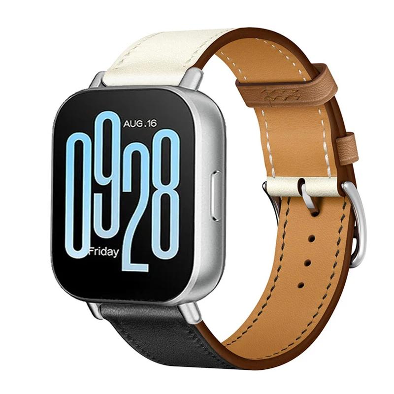 Кожаный браслет-петля для Realme Watch 5 Аксессуары для ремешка 22 мм Ремешок для Realme Watch S2/3 3Pro S SPro/2 2 Pro Ремешок для часов