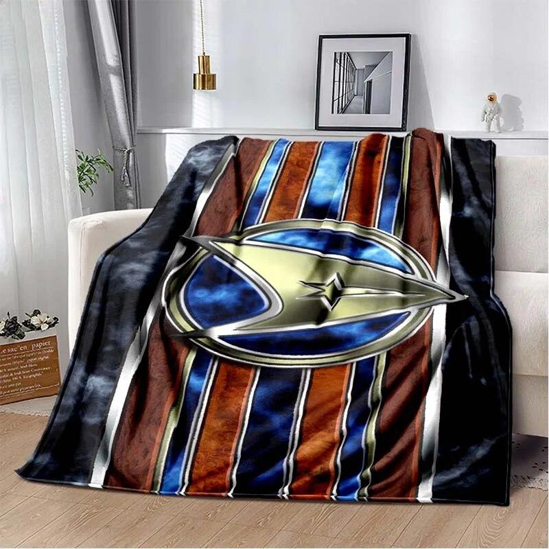 3D Print Star-T-Trek Pattern Flannel Blanket,Multi-purpose Holiday Gift Blanket Warm And Soft Blankets All Seasons