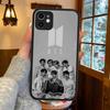 Мультяшные K-Pop Парни B-BT21S Матовый Защитный Чехол Для IPhone 16 15 14 13 12 11 Pro Max X XS MAX Защитный Чехол