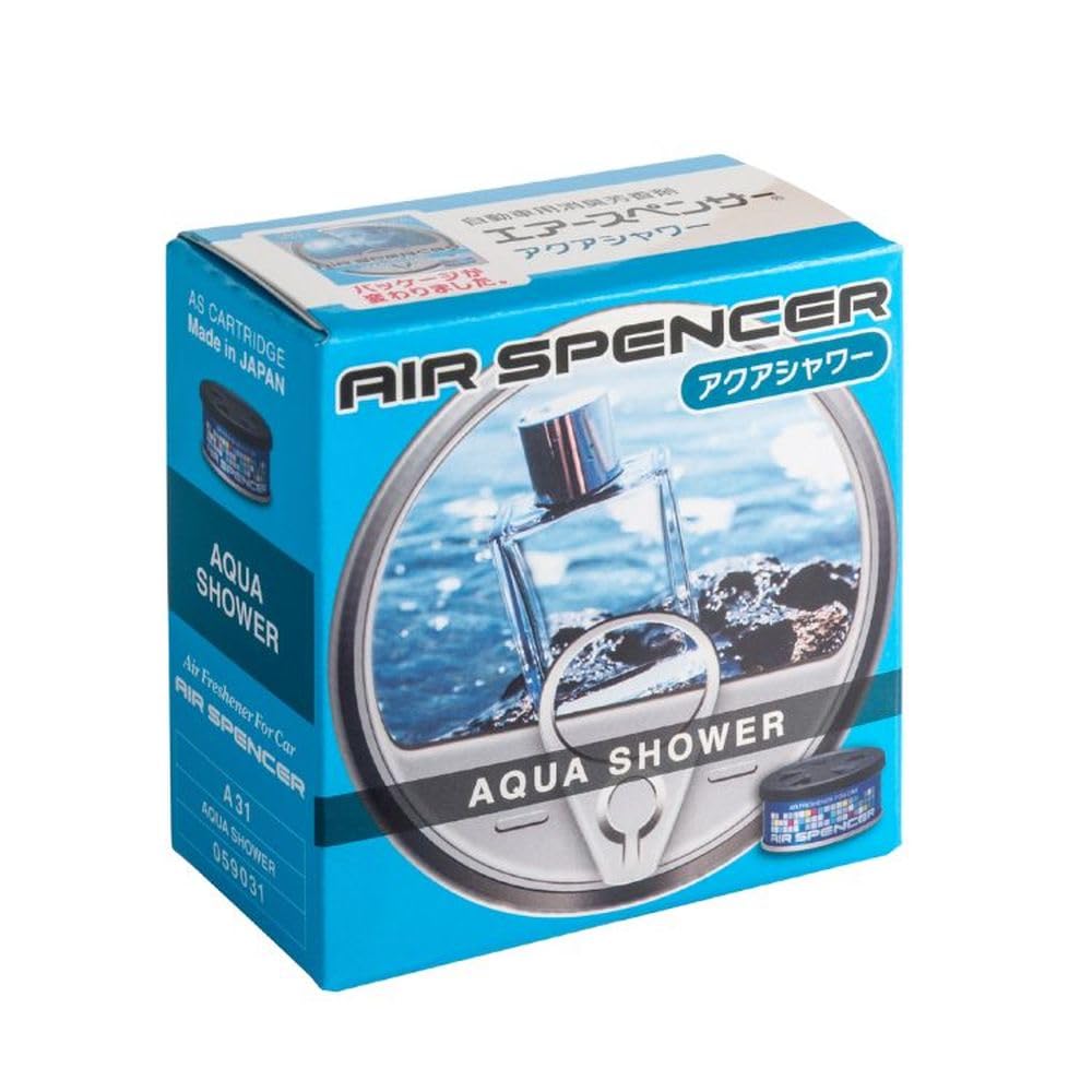 Air Spencer Ароматизатор для автомобиля на подставке Аква A31 (Эйкоуша) Картридж, Тип, Сменный, Душ, 40 г,
