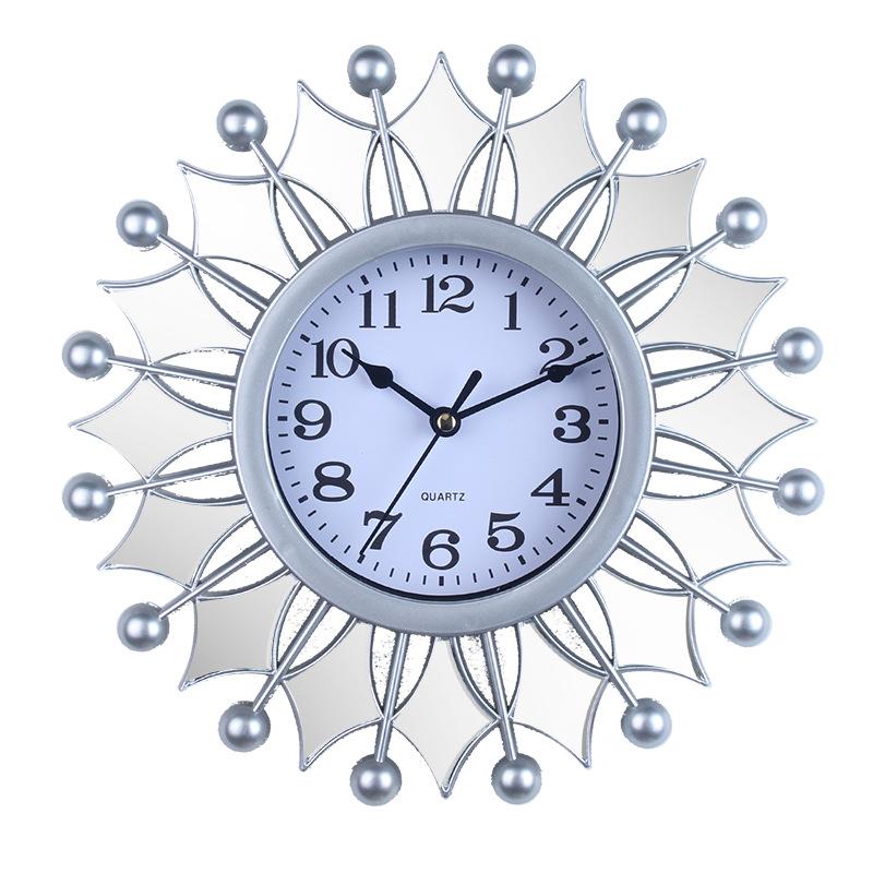 Часы Настенные часы Гостиная Креативные Северные часы Спальня Современные Простые Пасторальные Домашние Бесшумные Кварцевые часы