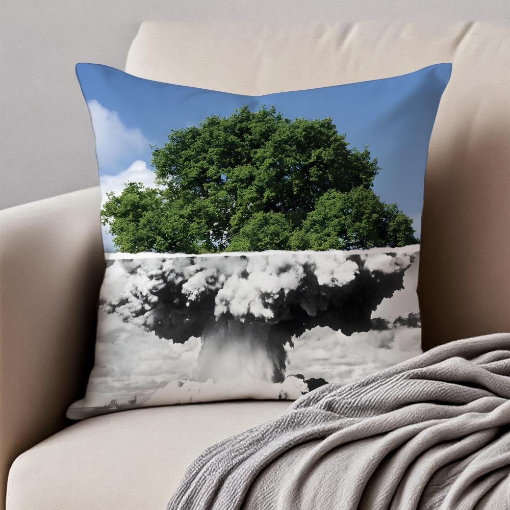 Epic Profound WWar And Peaces Cushion Cover Pillowcase Antidustmite Invisible Zipper Short Plush Sofa Cushion