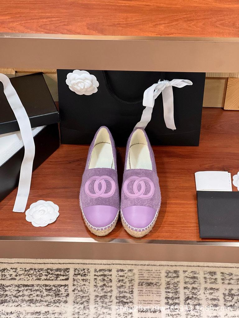 2024 Spring Upgraded Women's Xiao Xiangfeng Fisherman Shoes - Straw Rope Slip-On Dopamine Shoes