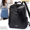 PU Leather Laptop Backpack for Women Fits 15 Inch Computer Backpack College Casual Daypack Work Travel Bag