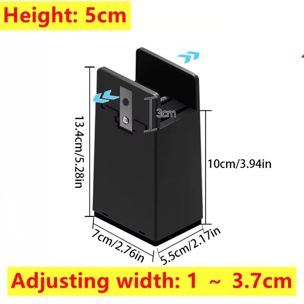Splint-type Chair Feet Riser Moisture-proof Base Bed Leg Mat  for 10-37 MM Wide Square Furniture