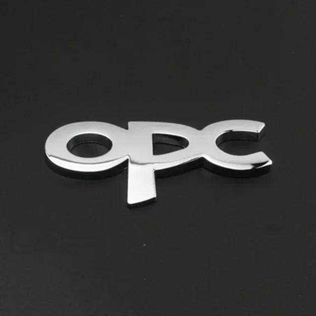 ABAC1 3D Metal Logo OPC Line Emblem Astra Zafira Antara Combo Corsa Meriva Insignia R Aglia Mokka X Accessories