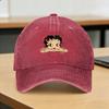 Cartoon Lady BBettyeds Boops Baseball Cap Sun  Hiking Fishing Wholesale Washed Hip Hop Hats Unisex Women yk Cute Design Caps