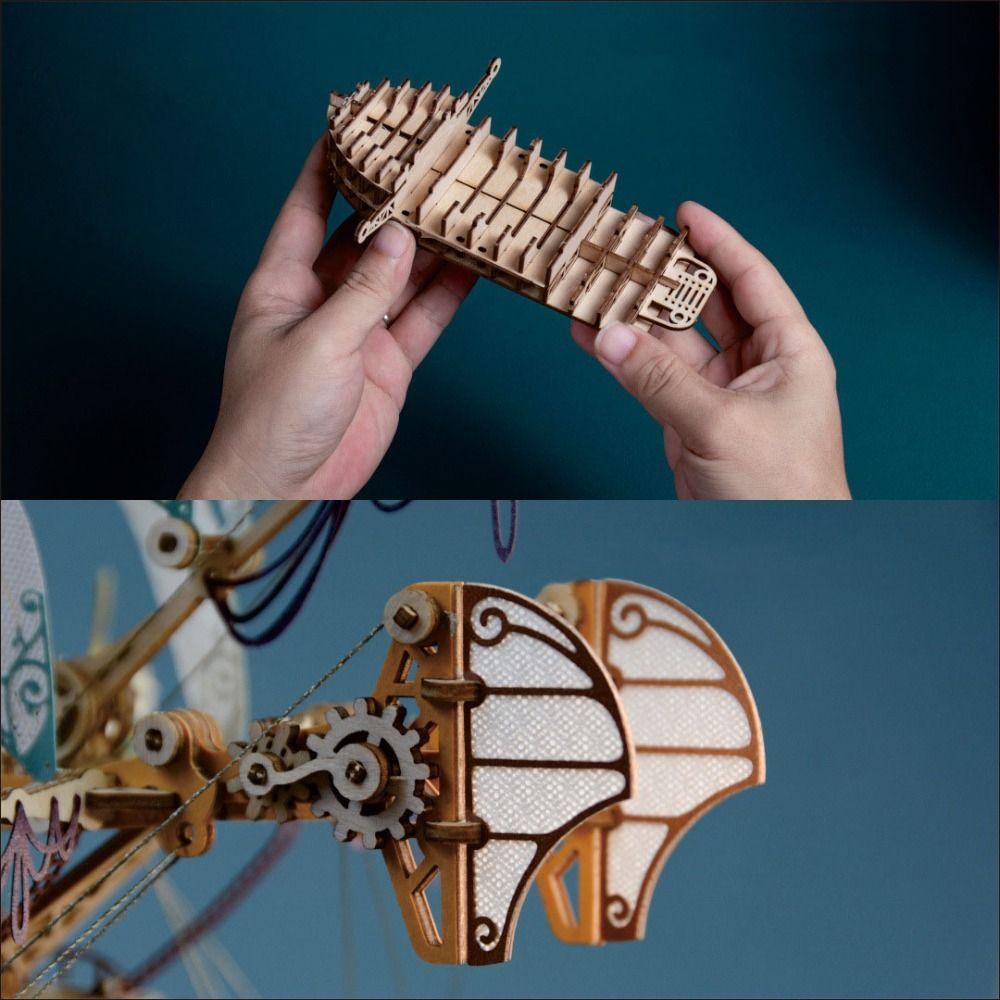 Assembly Fantastic Spaceship Model Miniature Model Ship Building Block Kits Children Kids Girls