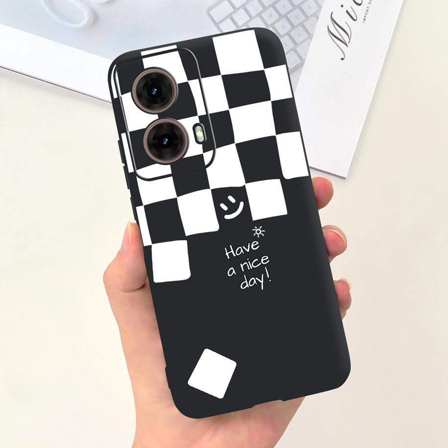 Для Motorola Moto G85 5G Чехол Милые Девочки-Астронавты Мягкий Силиконовый ТПУ Чехол для Телефона Для Moto G85 2024 Funda G 85 MotoG85 Матовый Чехол