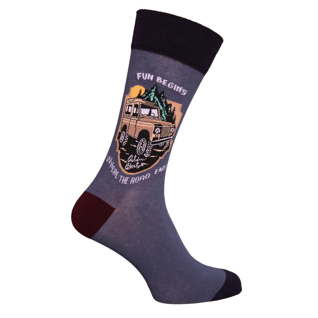 Мужские носки в стиле сафари-грузовик Simply Essentials Boys Toys