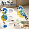 Coastal Themed Plant Stand Decor Acrylic Animal Hanging Ornament Kit, Sea Glass Look Kit Creative Diy Gift for Teachers with Cord Windows Walls Craft