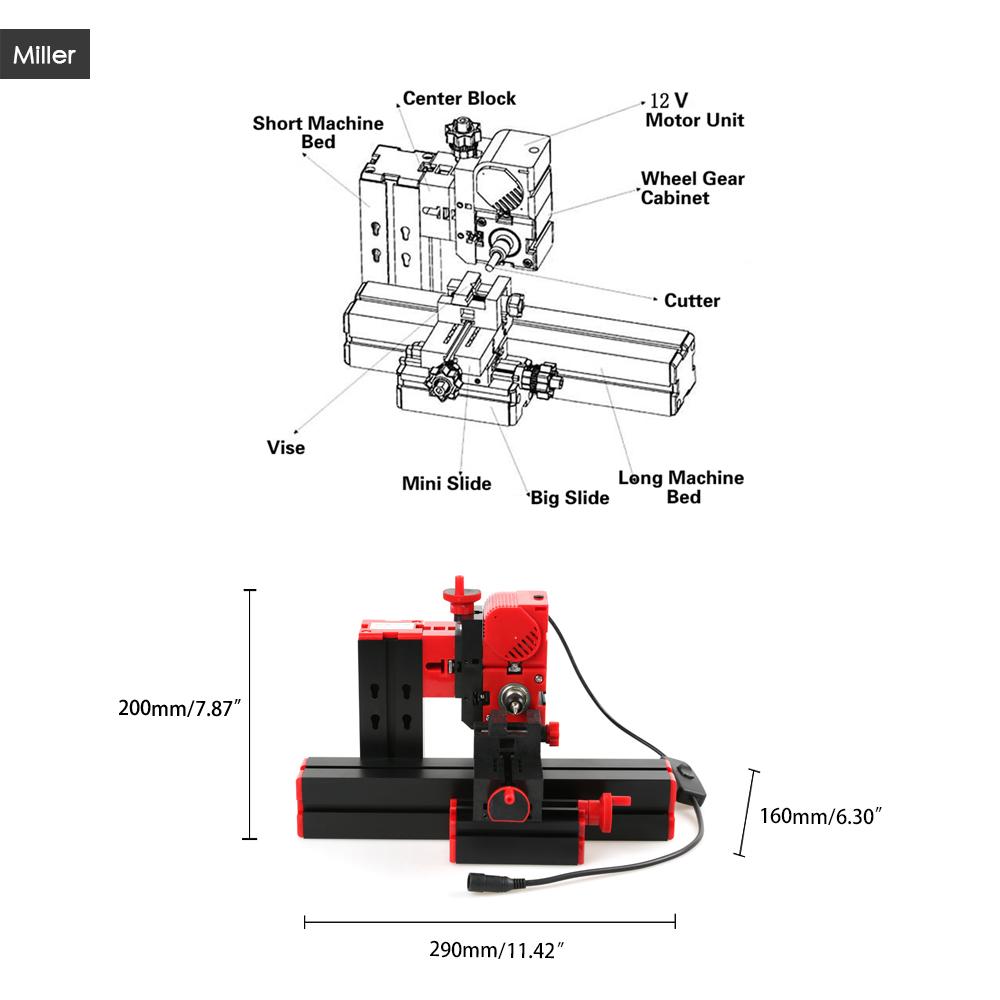 Мини DIY 6 в 1 Многофункциональный моторизованный трансформатор Многоцелевой станок Лобзик шлифовальный станок Дрель