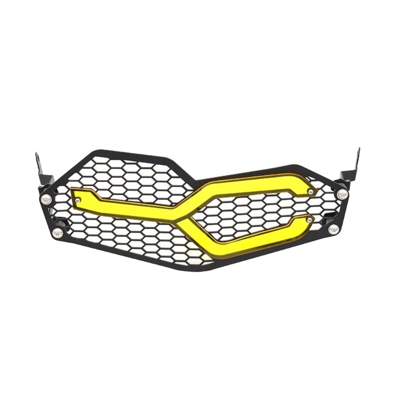 Защита фары мотоцикла Подходит для F750GS F850GS 18-20 Передняя фара Решетка Фары Защитная Крышка Защитник Алюминий
