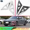 Для Hyundai Elantra CN7   Автоаксессуары ABS Передний противотуманный фонарь Накладка на противотуманную фару Молдинг Окантовка Декоративная наклейка