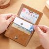 Винтажный масляный воск, верхний слой из воловьей кожи, держатель для карт, RFID-кошелек с блокировкой, женский и мужской кошелек для кредитных карт, тонкие сумки для удостоверений личности, VIP-карты