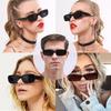 Lovatfirs 12 Pack Square Sunglasses For Party Trip Women Men Different 12 Color UV Protection 7
