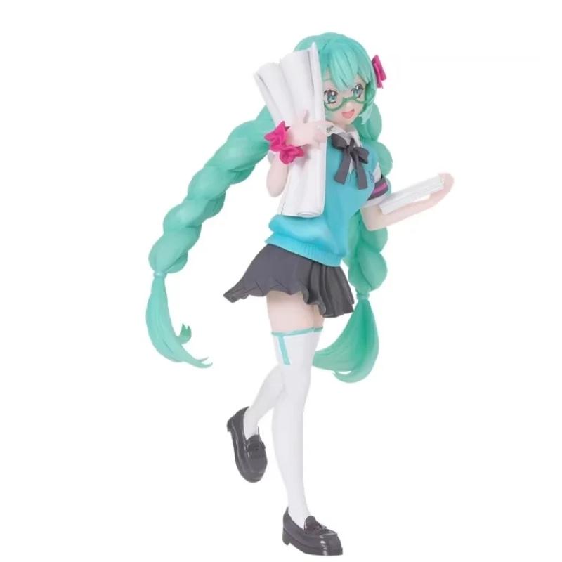 Anime Figure Miku 16th Anniversary Booota School Uniform Action Figurine Pvc Statue Collection Model Toys Gifts