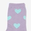 [fila Kids] All Over Heart Pattern Long Neck Socks  Fk3scf5356f Lvd  q0zFk3scf5356fLvd