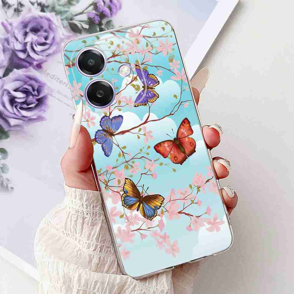Для Oppo A3 4G CPH2669 Чехол Популярный Расписной Мягкий Силиконовый Чехол для Телефона Для Oppo A3X A3 X 5G CPH2681 Задняя Крышка Корпус