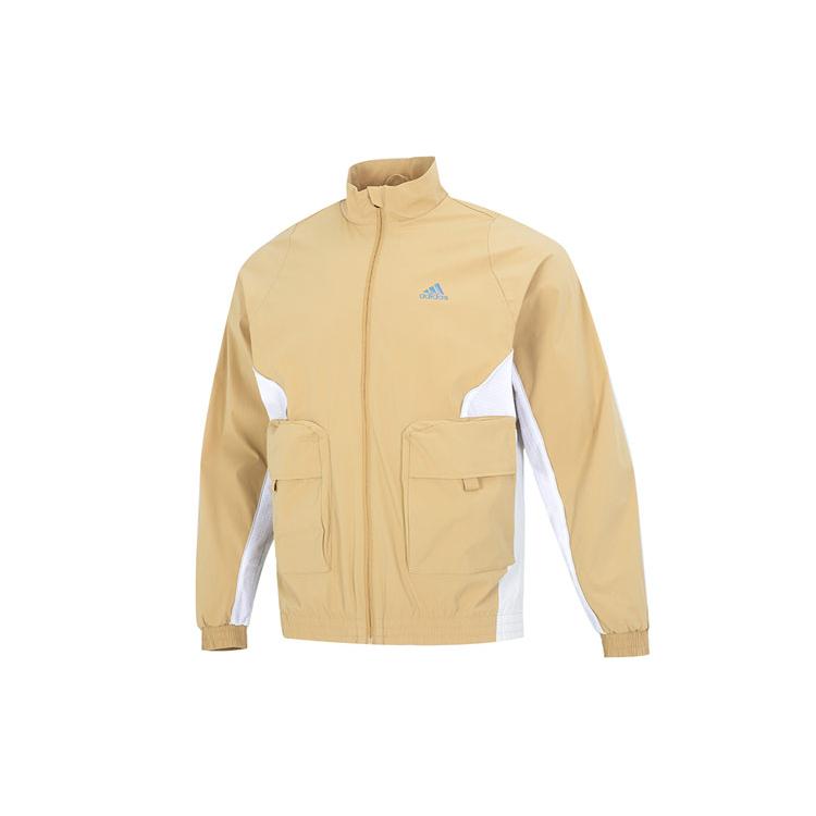 adidas Куртки Мужские Хаки Стойка Умеренная Рабочая Одежда HZ7009