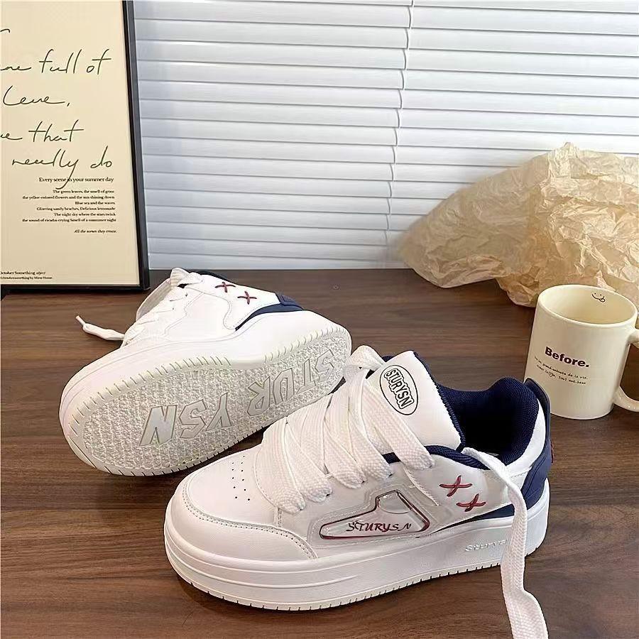 Гонконгский стиль, нишевый дизайн, чувство, звездные кеды, инс супер огонь, толстая подошва, универсальные, спортивные, повседневные, нравственное воспитание, дети